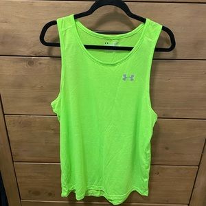 Lime Green Under Armour Men’s Tank Top
